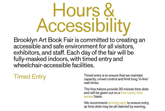 Screencap from website explaining fair accessibility policies and timed entry systems.