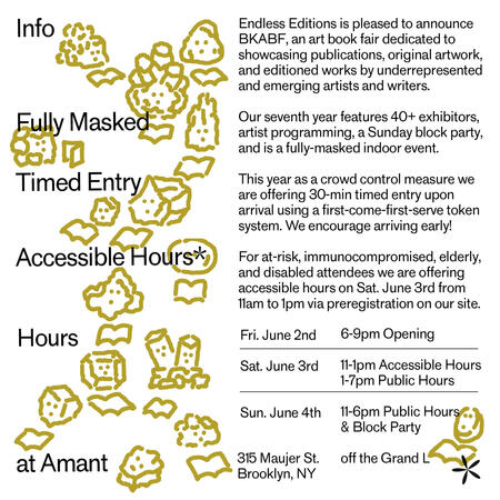 Info card used for promotional posts and flyers which included fair description, accessibility information, hours, location, and masking requirement.